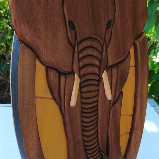ELEPHANTS WALL DECOR/S.JAYASINGHA WOOD CRAFT.