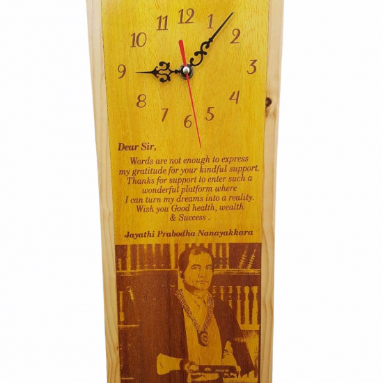 Personalized Engraved Wooden Photo Plaque