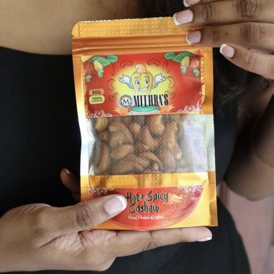 Mithra's Hot & Spicy Cashew (100g) Mithra's Hot & Spicy Cashew (100g)