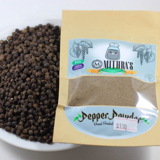Mithra's Black Pepper Powder (50g) Mithra's Black Pepper Powder (50g)