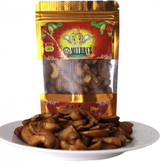 Mithra's Hot & Spicy Cashew (100g) Mithra's Hot & Spicy Cashew (100g)