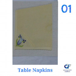 Hand embroidery napkins