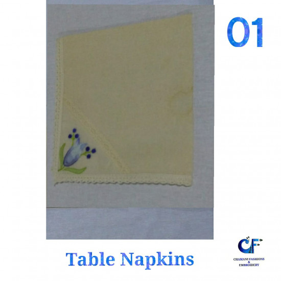 Hand embroidery napkins