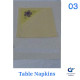 Hand embroidery napkins