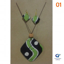 Handmade Jewelry set (batik)