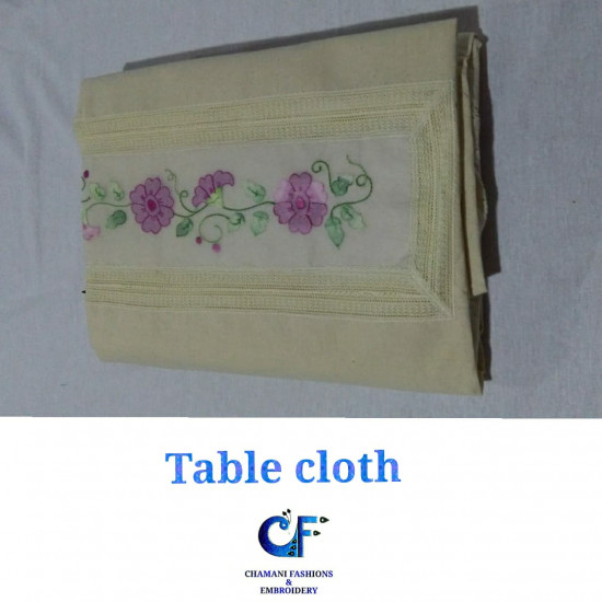 Shadow work table cloth (6 chairs )