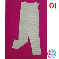 PIJAMA SLEEVLESS -MEDIUM SIZS
