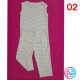 PIJAMA SLEEVLESS -MEDIUM SIZS