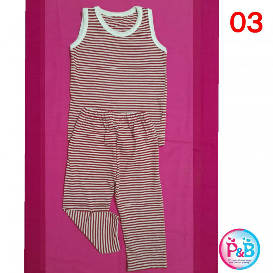 PIJAMA SLEEVLESS -MEDIUM SIZS