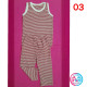 PIJAMA SLEEVLESS -MEDIUM SIZS