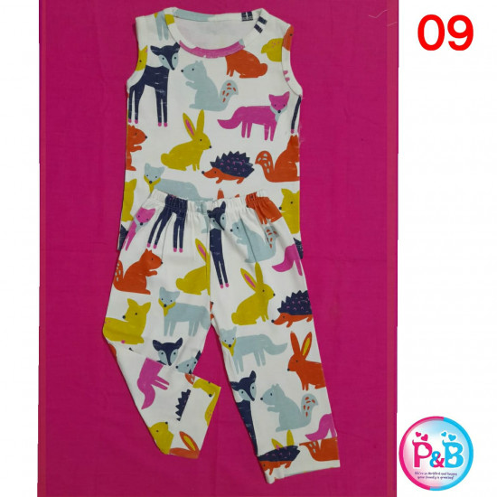 PIJAMA SLEEVLESS -MEDIUM SIZS