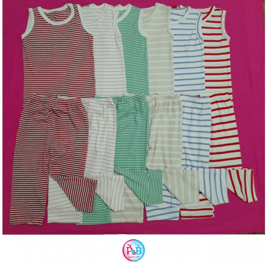 PIJAMA SLEEVLESS -MEDIUM SIZS