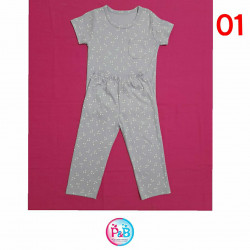 PIJAMA WITH SLEEVE -MEDIUM SIZS