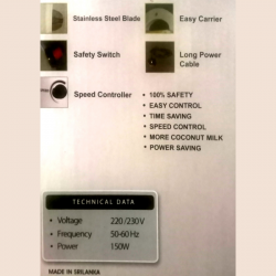 Lakro Coconut Scraper (Electric)