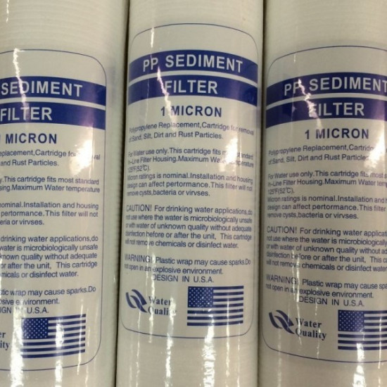 PP Sediment Filter 10 inch 1 Micron Polypropylene PP Sediment Filter 10 inch 1 Micron Polypropylene