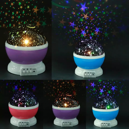 Rotating Night Light Projector Lamp Star Master