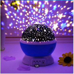 Rotating Night Light Projector Lamp Star Master