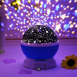 Rotating Night Light Projector Lamp Star Master