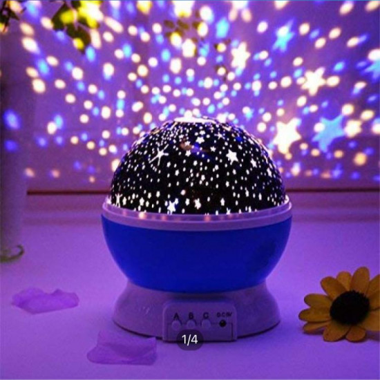 Rotating Night Light Projector Lamp Star Master