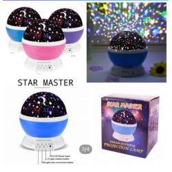 Rotating Night Light Projector Lamp Star Master