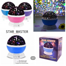 Rotating Night Light Projector Lamp Star Master