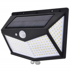 Outdoor 100 LED Solar Power Wall Light