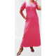 3/4 Sleeves A line long Frock Design