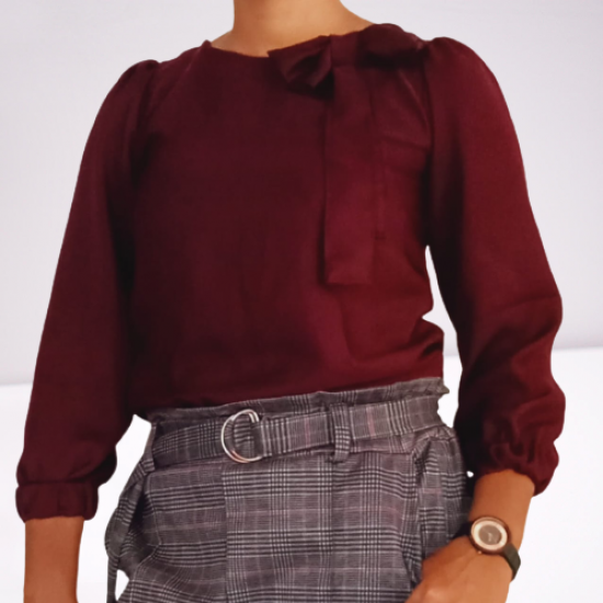 Off Shoulders Long Sleeves Top Off Shoulders Long Sleeves Top