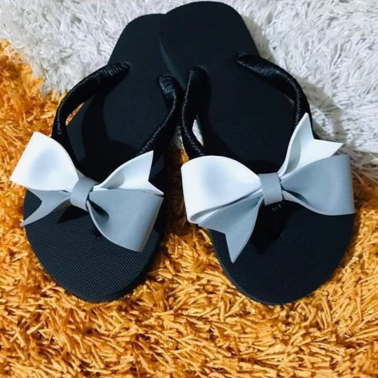 New Bow Design Hand Made Ladies Slippers