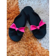 New Bow Design Hand Made Ladies Slippers