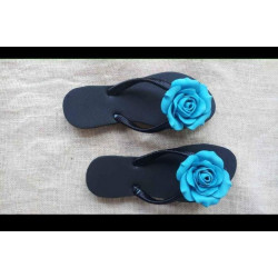 New Rose Design Hand Made Ladies Slippers