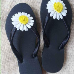 New Sun Flower Design  Ladies Slippers