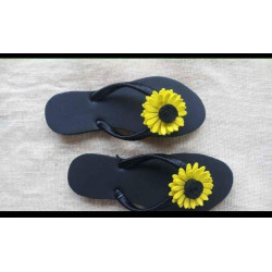 New Sun Flower Design  Ladies Slippers