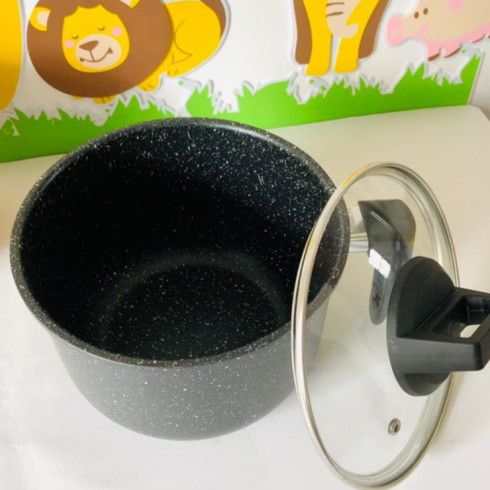 Non-stick Cookware set with glass lid/Kavi Store