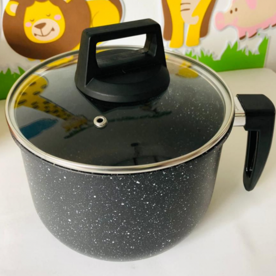 Non-stick Cookware set with glass lid/Kavi Store