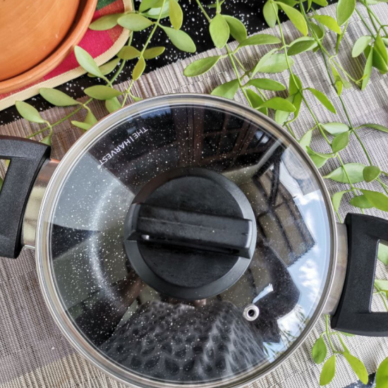 Non-stick Casserole with glass lid 18CM/Kavi Store