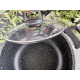 Non-stick Casserole with glass lid 24CM/Kavi Store