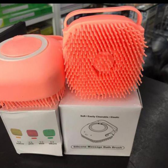 SILICONE MASSAGE BATH BRUSH