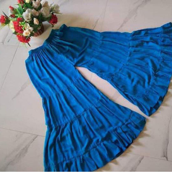 SKIRT PLAZO WITH FRILLED SKIRT PLAZO WITH FRILLED