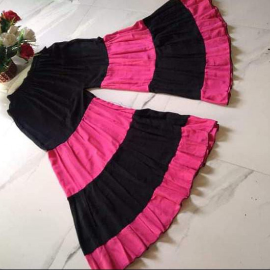 SKIRT PLAZO WITH FRILLED SKIRT PLAZO WITH FRILLED