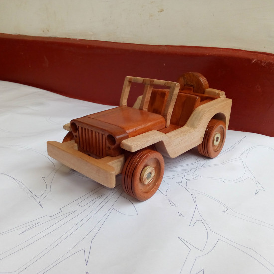 Wooden willys jeep