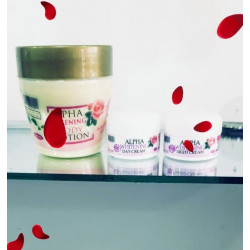 ALPHA WHITENING FACE CREAM AND BODY LOTION