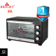BRIGHT Electric Oven with Rotisserie 30L ( BRIGHT) BRIGHT Electric Oven with Rotisserie 30L ( BRIGHT)