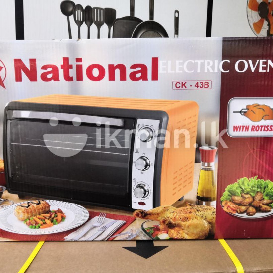 National 43L Electric Oven CK-43B , 3KG ( LE ) National 43L Electric Oven CK-43B , 3KG ( LE )