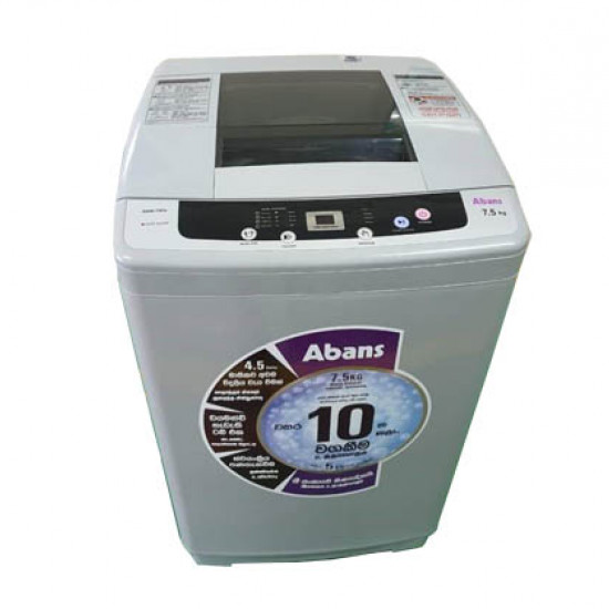 ABANS Fully Auto Washing Machine 7.5KG (LE) ABANS Fully Auto Washing Machine 7.5KG (LE)