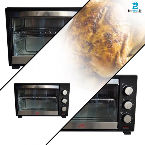 Electric Oven with Rotisserie 25L, 2KG (BRIGHT) Electric Oven with Rotisserie 25L, 2KG (BRIGHT)