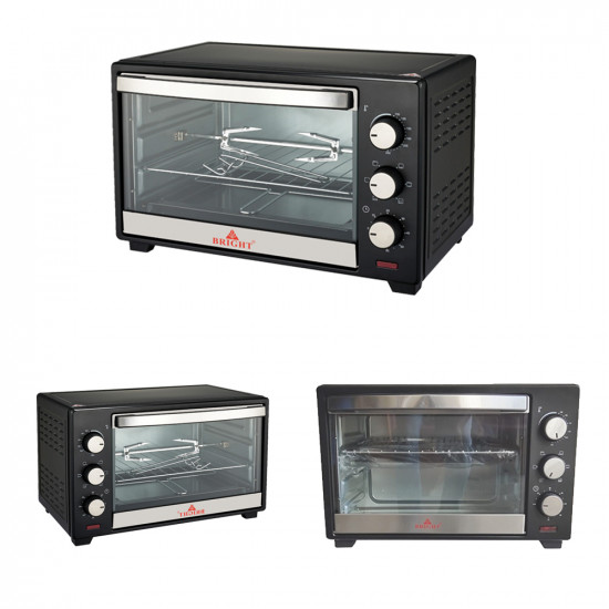 Electric Oven with Rotisserie 25L, 2KG (BRIGHT) Electric Oven with Rotisserie 25L, 2KG (BRIGHT)
