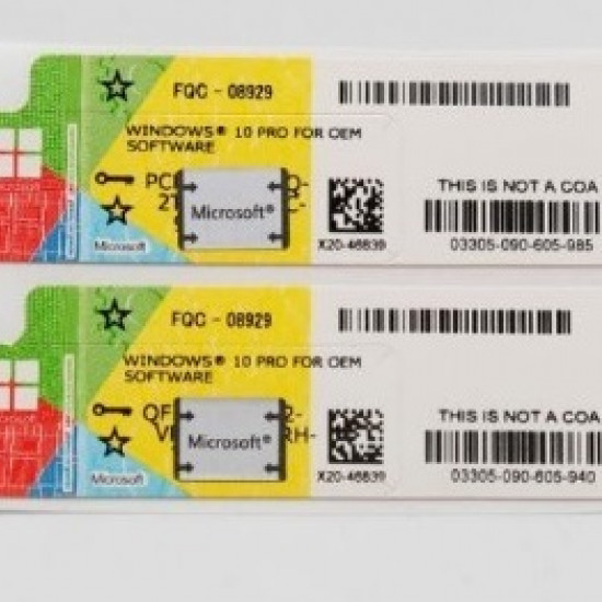 WINDOWS 10 PRO 32/64 BIT GENUINE LICENSE KEY