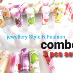 Extra Moisturizing Fruit Flavored Lip Balm - 03 pcs Set