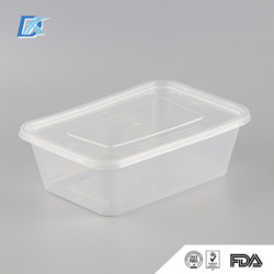 Microwavable PP Transparent Lunch box